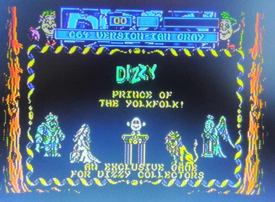 DIZZY PRINCE OF YOLKFOLK - RARE Codemasters - Commodore 64 C64 TESTED See pics - Image 3 of 4