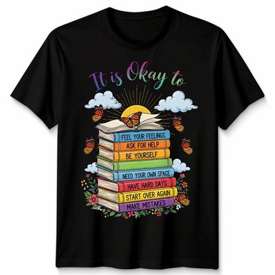 Its Okay To Not Be Okay Kinder Bewusstsein Design Unisex T-Shirt für psychische Gesundheit