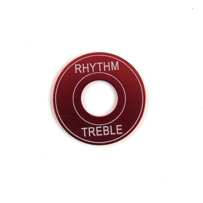 #ad Toggle Switch washer Rhythm Treble Ring Aluminum Red $9.00