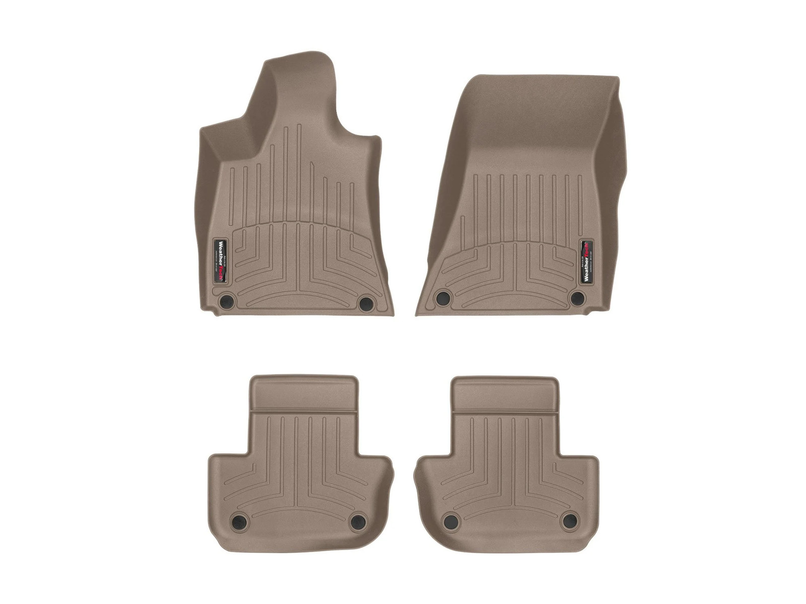 WeatherTech FloorLiner for 2016-2016 Maserati Ghibli - 1st & 2nd Row, Tan