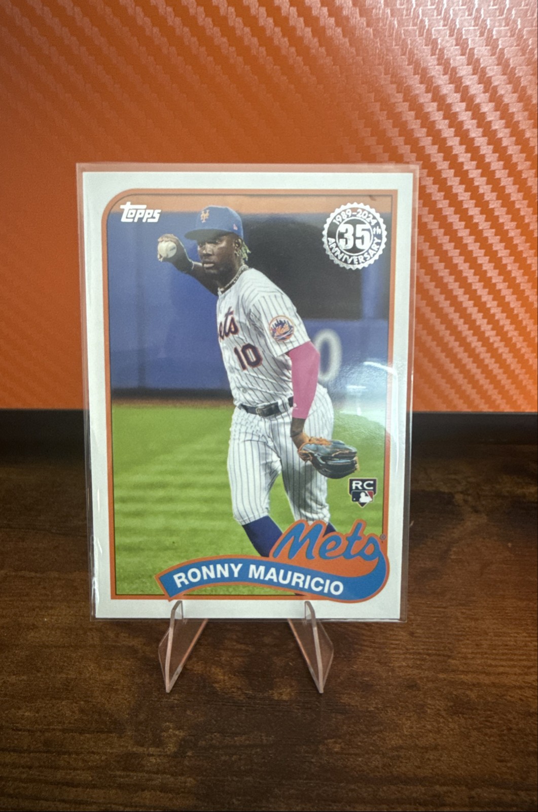 2024 Topps Series 1 - 1989 Topps Baseball Ronny Mauricio #89B-93 (RC)