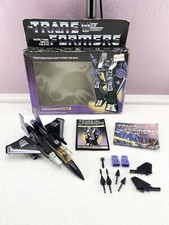 1984 Hasbro G1 Transformers Decepticon Skywarp W Box Instructions Complete Read