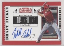 2019 Contenders Draft Picks RPS Ticket Variation Will Wilson (Batting) Auto 7l6