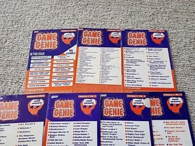 Galoob NES Game Genie Code Update Lot Of 8 Issues Volume 1, 2, 3 