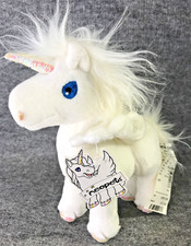 2003 Neopets White Uni Unicorn plush 11 inches - 70039 Brand New 