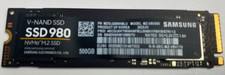 Samsung 500GB V-NAND SSD 980 NVMe M.2 MZ-V8V500 MZVLQ500HBLU Solid State