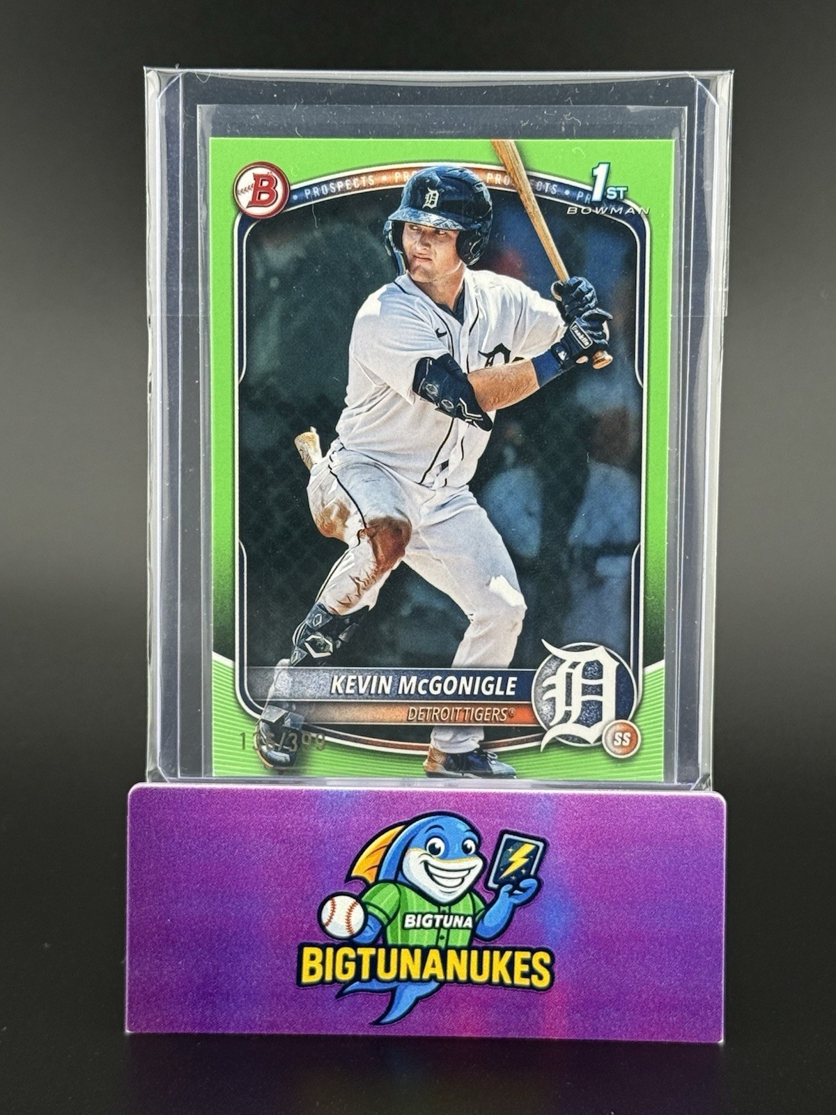 2025 Bowman - Prospects Kevin McGonigle #BP-79 Green /99 (RC)