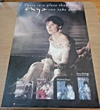 ENYA 1995 Reprise Records Promo Poster "MOON SHADOWS" Size 24" x 36" Matte Paper