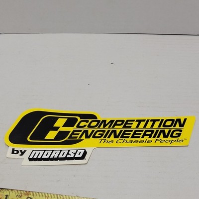 Competition Engineering by Moroso Decal Sticker The Chassis People Drag Racing