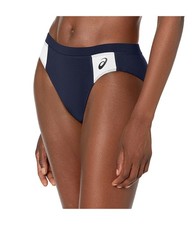 ASICS Womens Two-Tone Athletic Workout Shorts, Blue, XX-Small