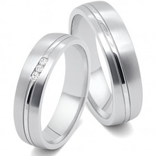 Paar Ringe Partnerringe & Eheringe Titan Edel...