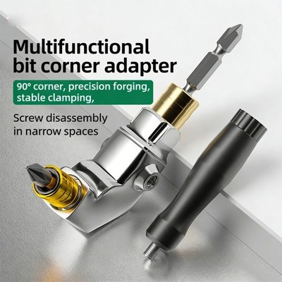 Ergonomic Right Angles Drill Bit Adapter For Comfortable And Efficient Use