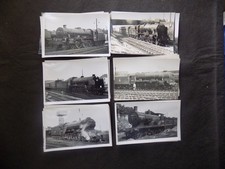 RAILWAY STEAM ENGINES GB 1950S/60S 5.5X 3.5 B AND W. X 100 NICE CLEAN CONDITION