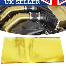 Gold Heat Barrier Reflect Sheet Self Adhesive High Temp Heat Shield Wrap Heat