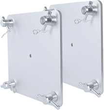 2 Sets 12" X 12" Aluminum Truss Plate Base Plate with 8 Connectors, Compatible f