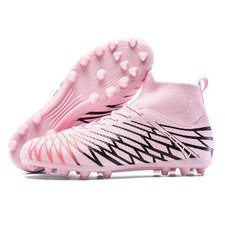 DetoDote Men's Soccer Cleats Women's Football Shoes Lightweight Breathable
