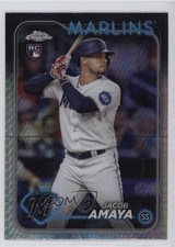 2024 Topps Chrome Prism Refractor Jacob Amaya #92 i2k