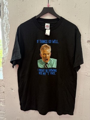 Vintage Office Space Shirt Mens Large Comedy Movie Quote O Face 2004 Fox Tee