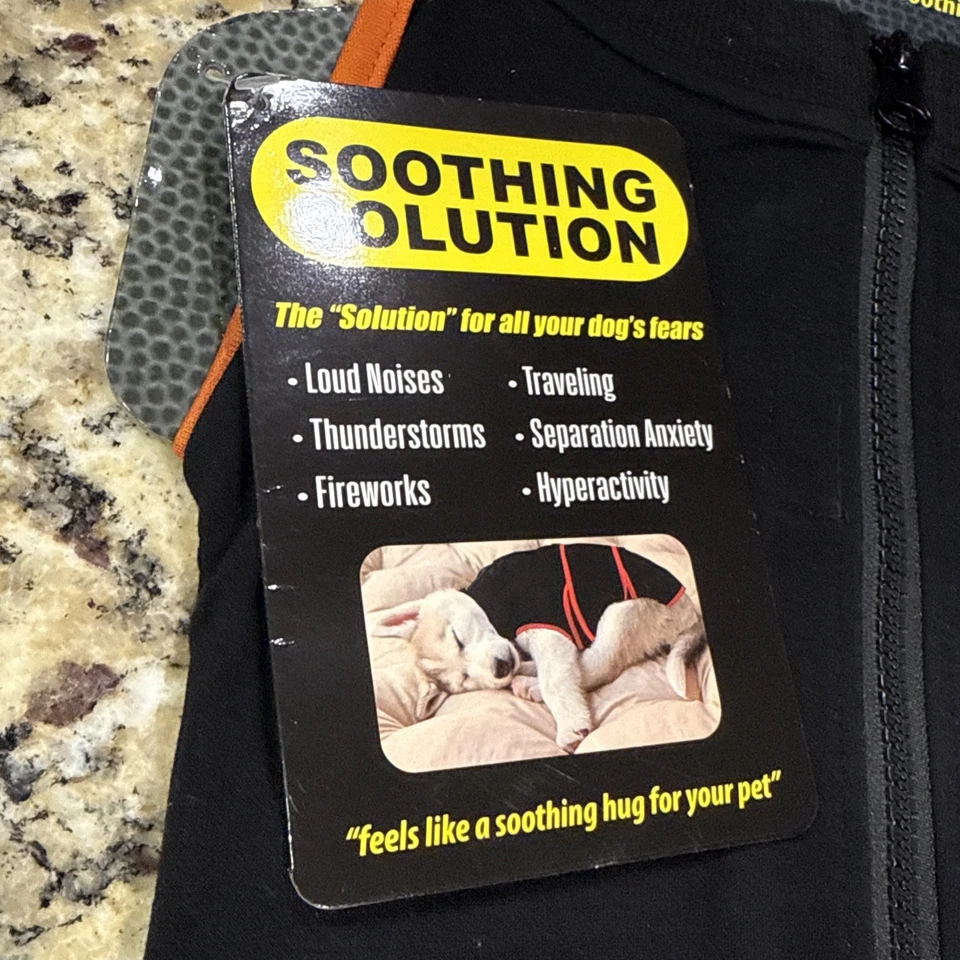 NFL Dog Anxiety Shirt Calming Soothing Solution Vest for Dogs Large - Image 3 of 4