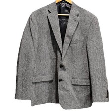 Lauren Ralph Lauren Gray Herringbone Wool Men's Sports Suit Blazer Size 42R