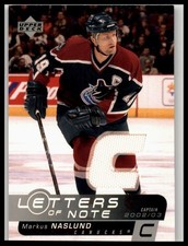 2002-03 Upper Deck #LN-MN Markus Naslund Letters of Note