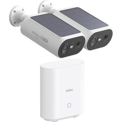 Aosu C8E-2H AOS-C8E0.WAEU02000 WLAN, Kabelgebunden IP Überwachungskamera-Set
