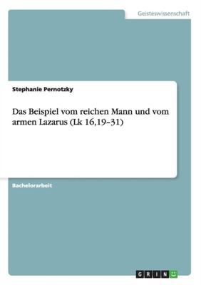 Pernotzky - Das Beispiel vom reichen Mann und vom armen Lazarus (Lk 16 - T555z