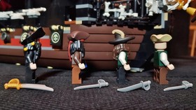 Lego Queen Anne's Revenge 4195 Pirates of the Caribbean Ship 100% Complete Set