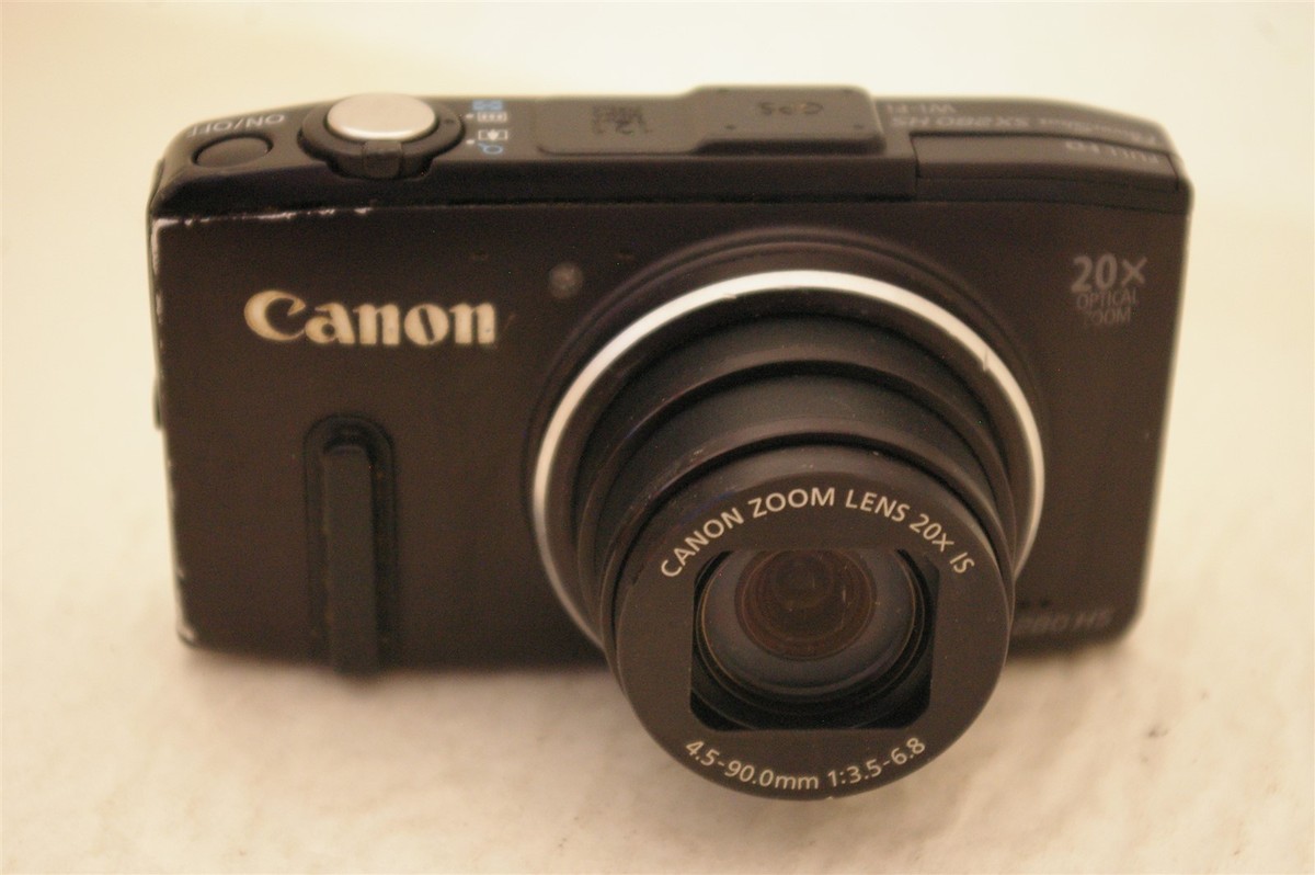 Canon PowerShot SX280 HS 12.1MP Digital Camera - Black for sale