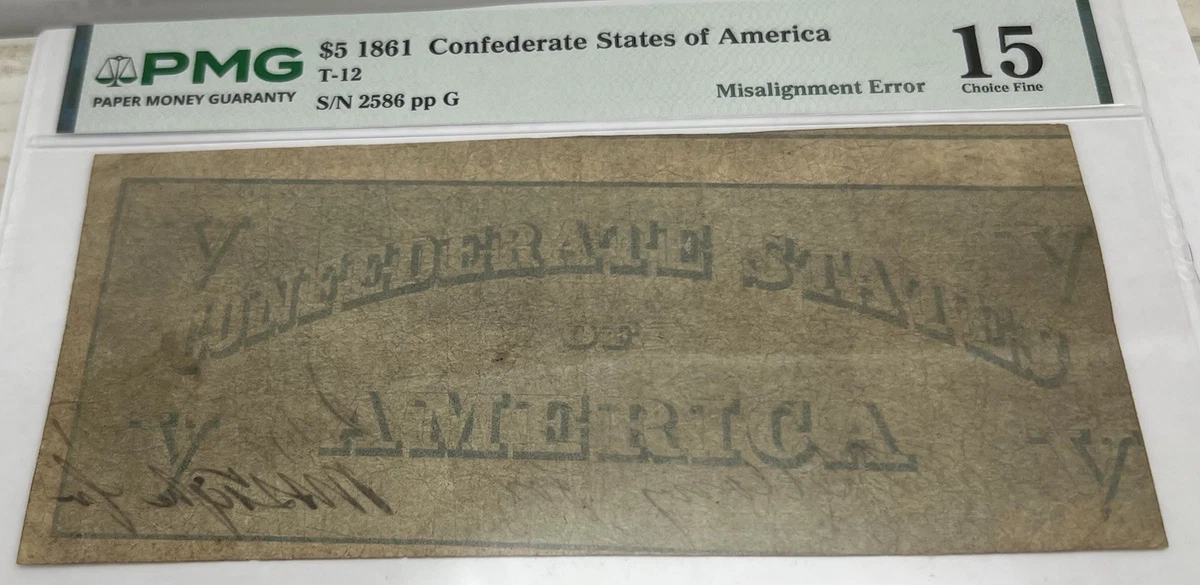 Grade 15 US Confederate Currency for sale | eBay
