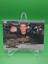 2024 UPPER DECK CREDENTIALS MILESTONE PUCKS MPLC LEO CARLSSON