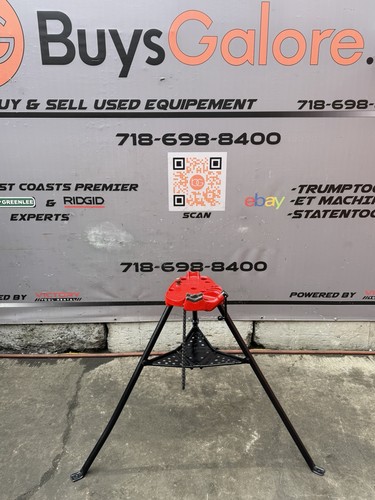Ridgid 450 1/8 to 5 inch Tripod Pipe Vise for Ridgid Pipe Great Shape #4