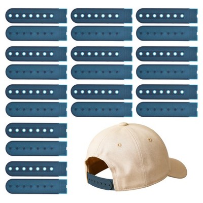 Snapback Extender, 11 Set Adjustable Plastic Hats Snap Buckle