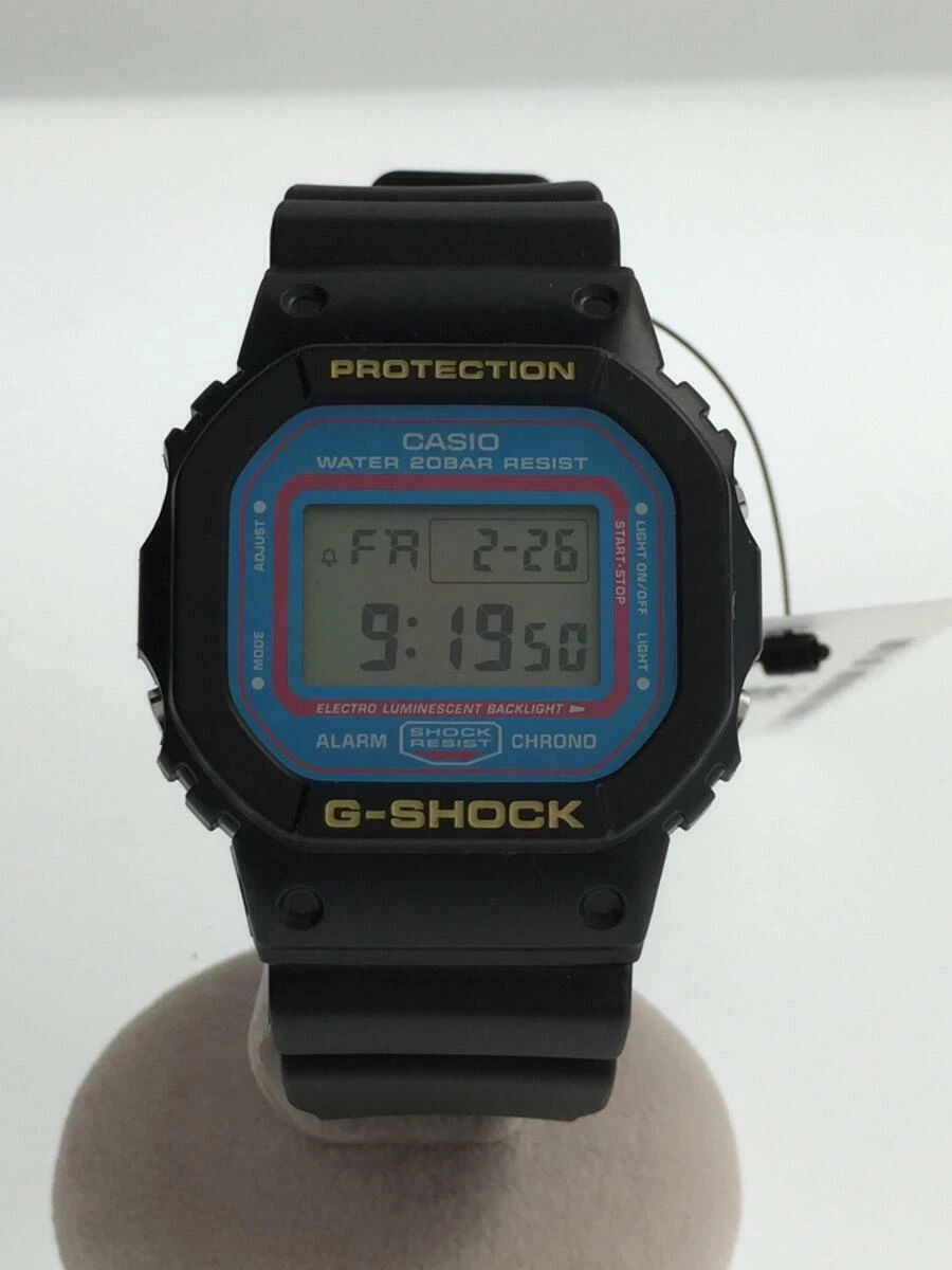 CASIO Quartz Digital Rubber black Fashion Wrist watch 5712 From Japan