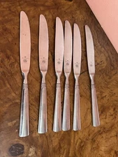 Pfaltzgraff  Stainless  Silverware Flatware Dinner Knifes Set 6