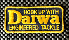 HOOK UP DAIWA WITH ENGINEERED TACKLE EMBROIDERED SEW ON ONLY PATCH 4 1/ 2" x 2"