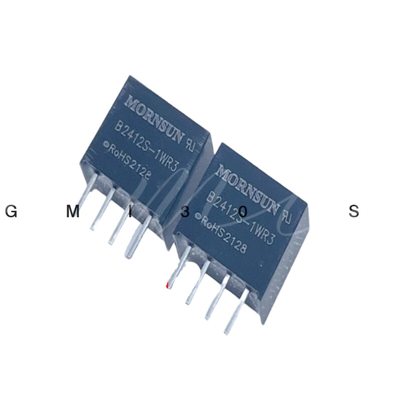10pcs B2412S-1WR3 DC-DC power module 24V to 12V83mA 1W 1500V non stabilized
