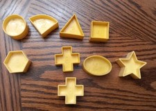 9 Tupperware Tuppertoys Shape Sorter Replacement Shapes Yellow