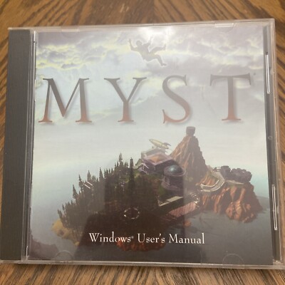 MYST PC Windows 3.1 & 95 Computer CD Rom Game with Windows User s Manual.
