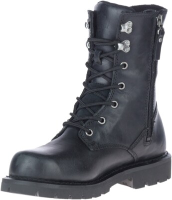Harley-Davidson Women's Pearson 7-Inch Black Motorcycle Boots