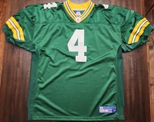 Reebok NFL Equipment Green Bay Packers Brett Favre Jersey Mens Sz 54 Green