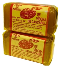 JABON DE ACEITE DE VIVORA DE CASCABEL PARA ENFERMEDADES DE LA PIEL 2 JABONES