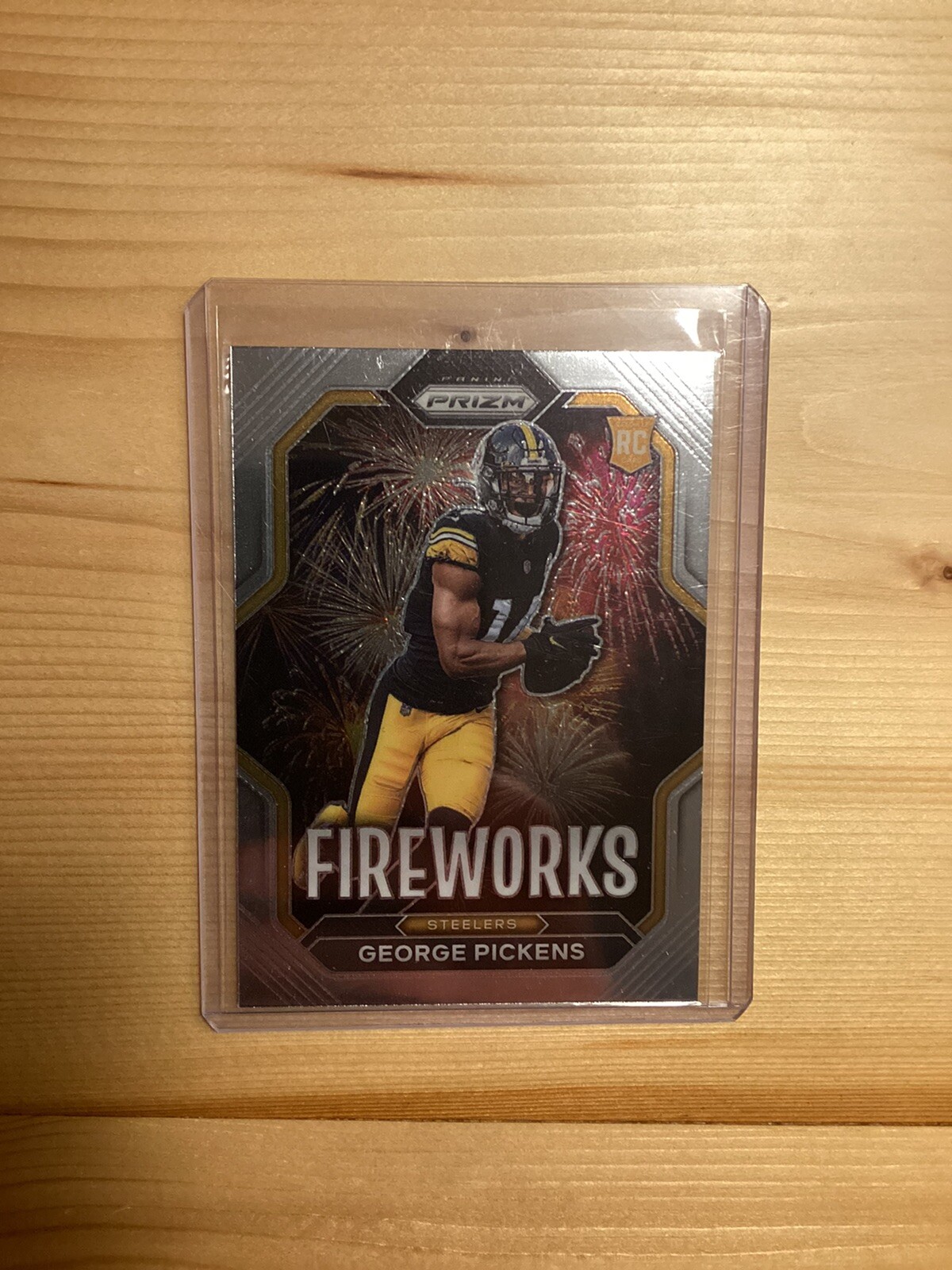 George Pickens 2022 Panini Prizm Fireworks RC #F-22