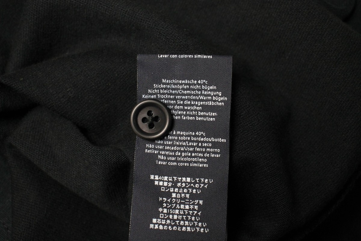 HACKETT Snow Polo Team Sweatshirt Men's SMALL Rugby Polo Neck