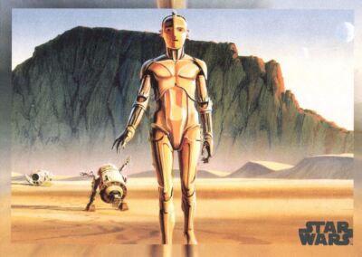 Star Wars 40th Anniversary Base Card #181 Two Simple Droids