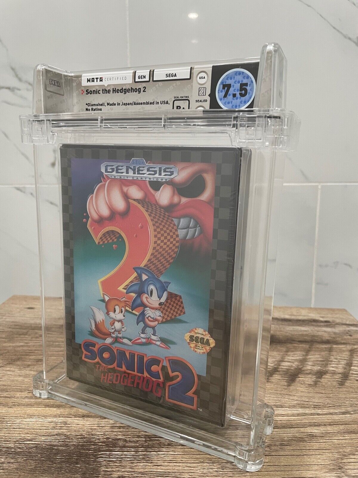 Sonic the Hedgehog 2 (Sega Game Gear) Brand New, Factory Sealed PSA 10 Rare