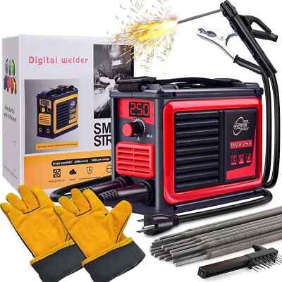 Welding Machine Upgraded MMA 250AMP 110V Welder Machine Portable Stick Welder