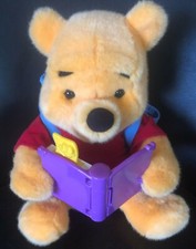 Disney Storybook Winnie The Pooh Plush Talking Toy - No Books Included - TESTED