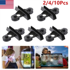 2-10X Aquarium Fish Tank Isolation Clip Partition Plate Glass Clamp Divider USA