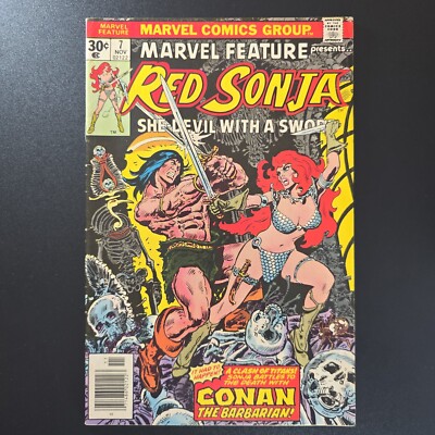 MARVEL FEATURE PRESENTS RED SONJA #7   Final Issue in VF (1976) [NEWSSTAND]